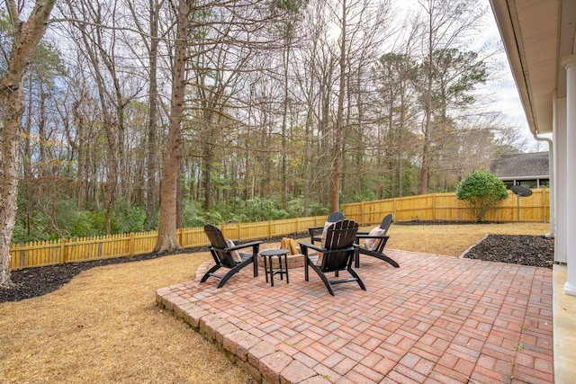 view of patio