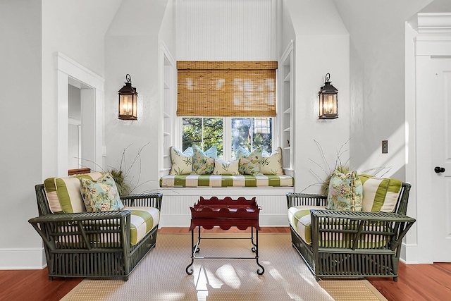 interior space featuring hardwood / wood-style flooring