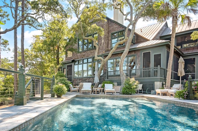 back of house featuring a patio area