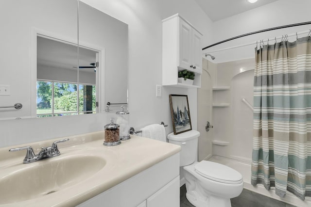 1085 Harts Bluff Rd, Wadmalaw Island, SC 29487 - full bath featuring vanity and a shower with curtain