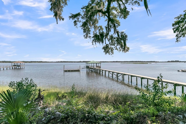 1085 Harts Bluff Rd, Wadmalaw Island, SC 29487 - dock featuring a water view