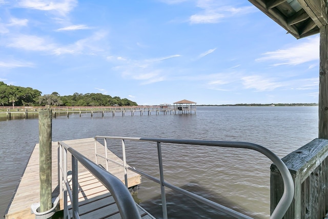 1085 Harts Bluff Rd, Wadmalaw Island, SC 29487 - dock featuring a water view