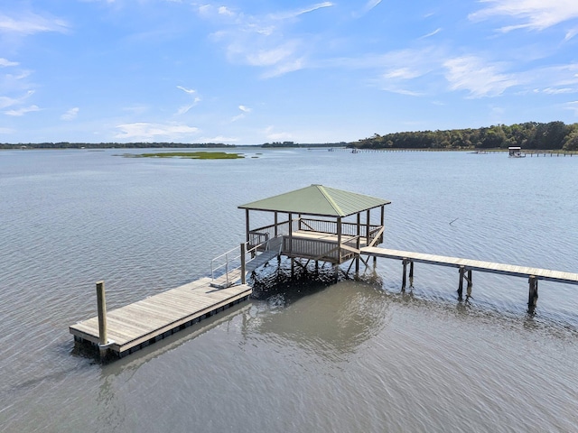 1085 Harts Bluff Rd, Wadmalaw Island, SC 29487 - dock area with a water view