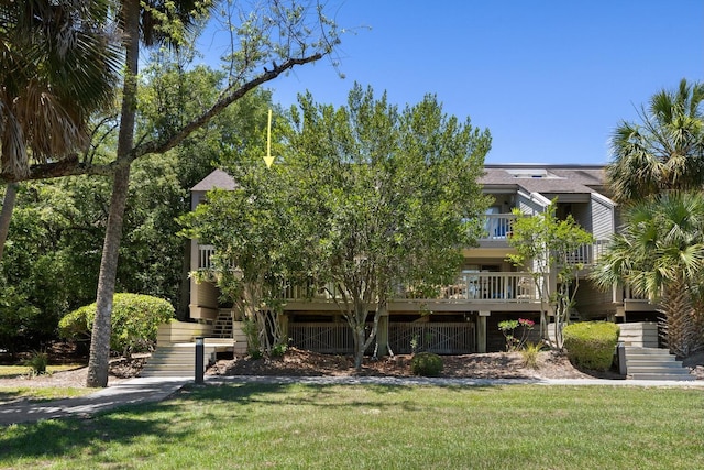 1634 Live Oak Park, Seabrook Island, SC 29455 - view of building exterior with stairway