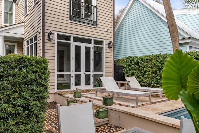 view of patio / terrace with french doors