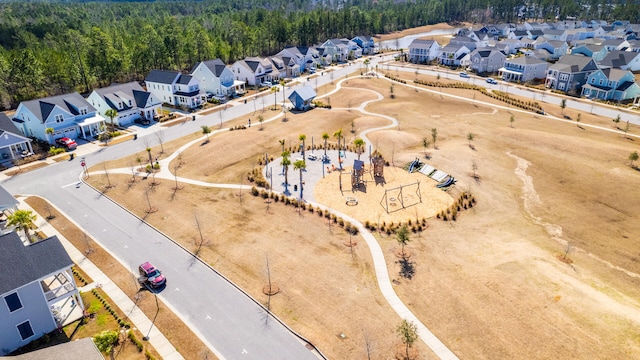 564 Scholar Way, Summerville, SC 29486 - aerial perspective of suburban area featuring a forest