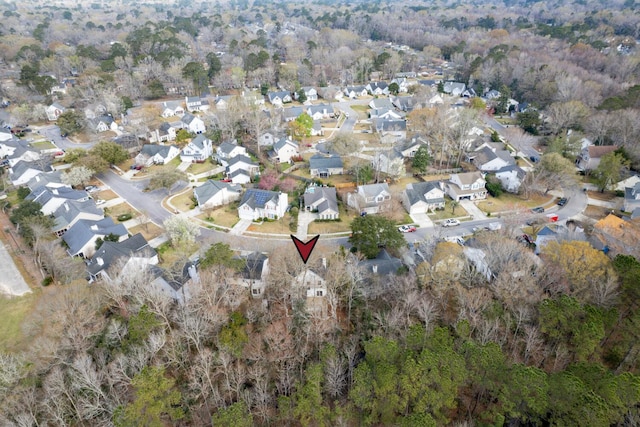 aerial view featuring a residential view