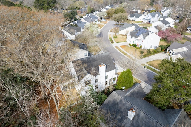 birds eye view of property featuring a residential view