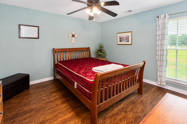 160 Syrr Run Rd, Saint George, SC 29477 - bedroom featuring wood finished floors, baseboards, and a ceiling fan