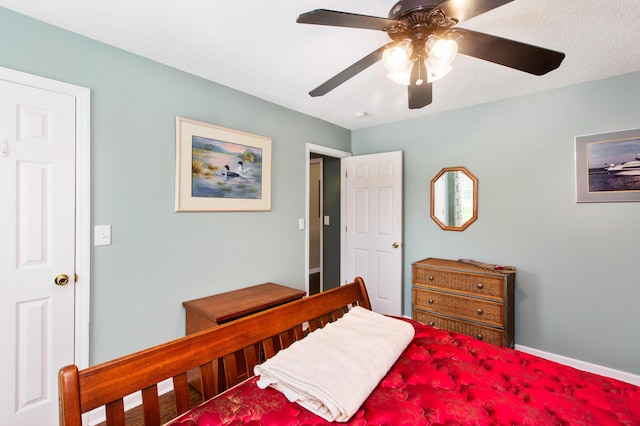160 Syrr Run Rd, Saint George, SC 29477 - bedroom featuring baseboards and ceiling fan