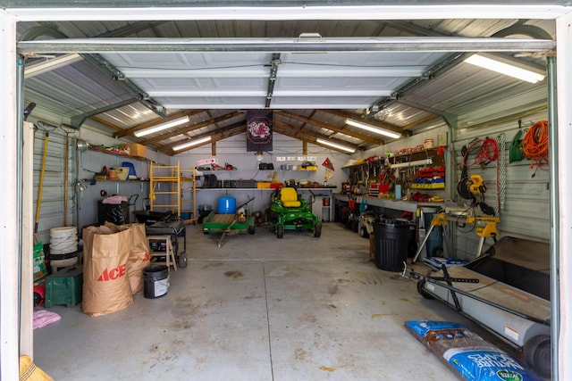 160 Syrr Run Rd, Saint George, SC 29477 - garage with a workshop area