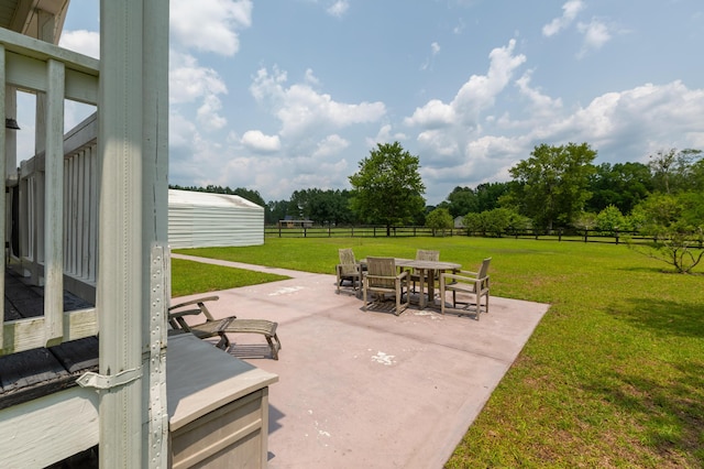 160 Syrr Run Rd, Saint George, SC 29477 - view of patio / terrace with outdoor dining area