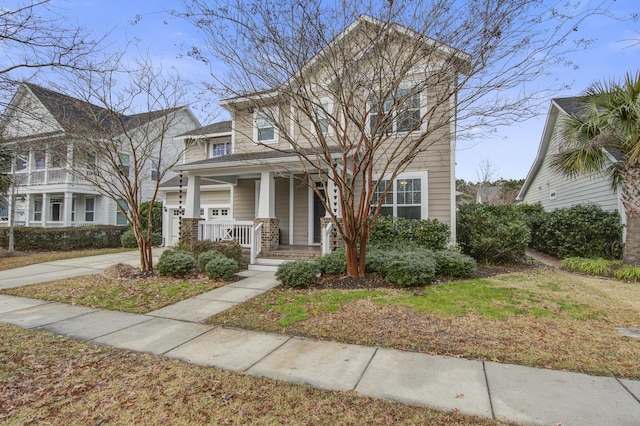 view of front of house with a porch