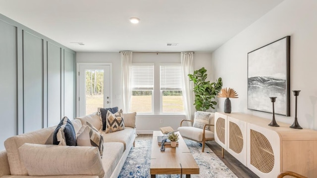 518 Golden Embers Way, Summerville, SC 29486 - living area with wood finished floors