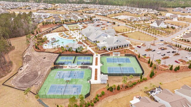 birds eye view of property featuring a residential view