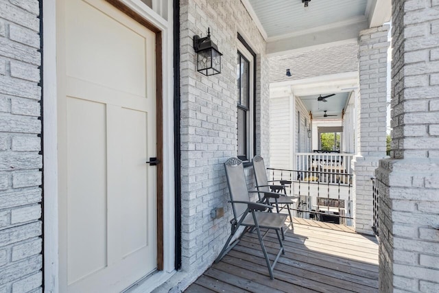 exterior space featuring a porch