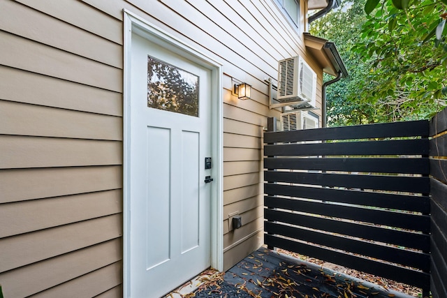 view of entrance to property