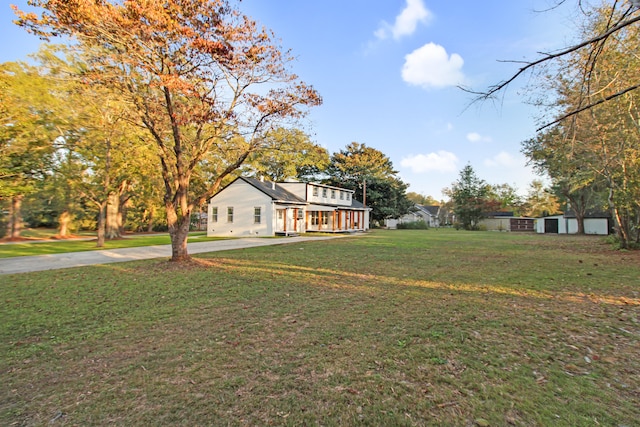 view of yard