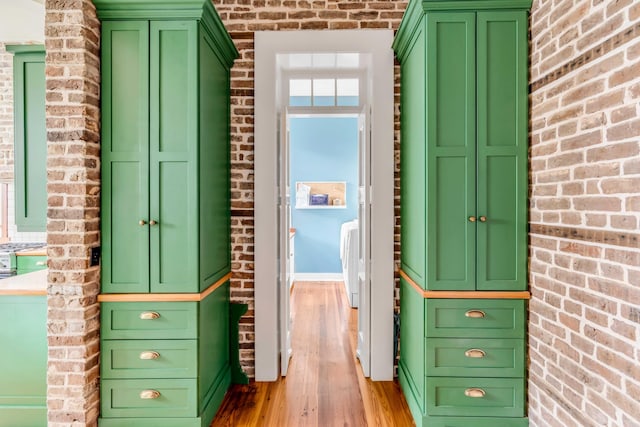 interior space featuring washer / clothes dryer