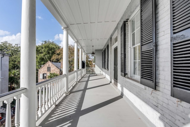 balcony with a porch