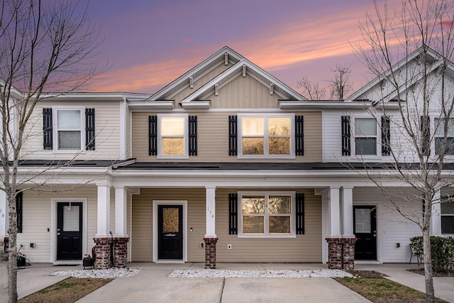 134 Alma Dr, Ladson, SC 29456 - view of front facade featuring covered porch