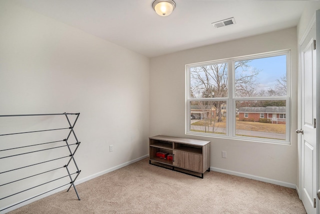 134 Alma Dr, Ladson, SC 29456 - miscellaneous room featuring carpet flooring, visible vents, and baseboards