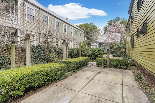 exterior space featuring a patio