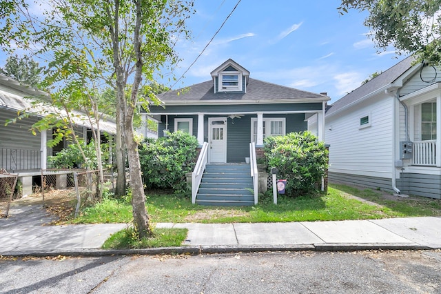 bungalow with a porch