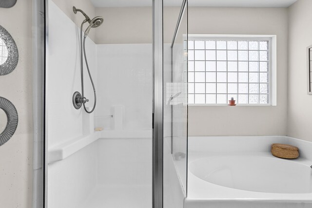 1821 Towne St, Johns Island, SC 29455 - bathroom with a stall shower and a garden tub