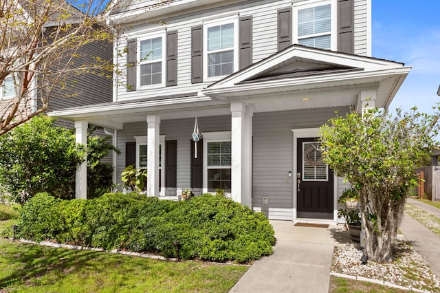 1821 Towne St, Johns Island, SC 29455 - view of front facade with covered porch