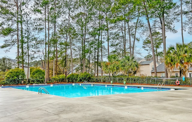 view of pool