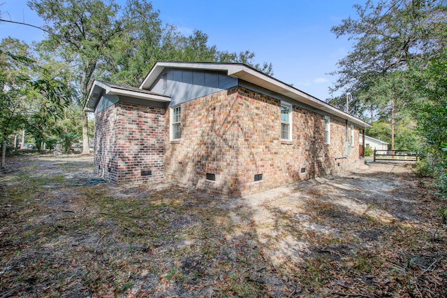 view of side of property