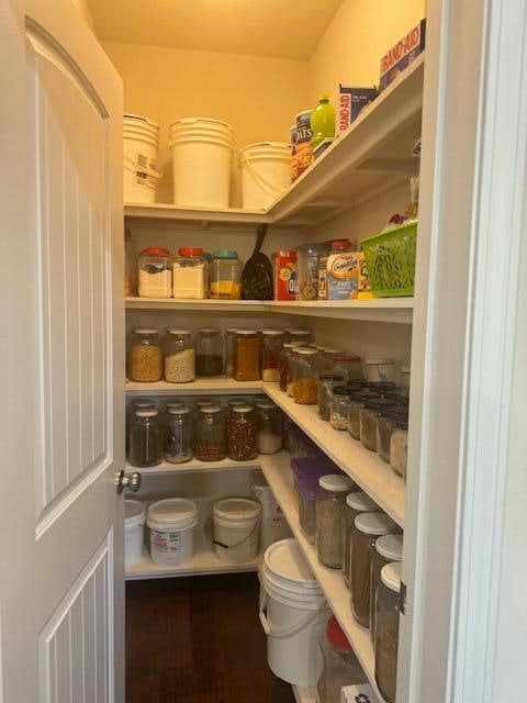 view of pantry