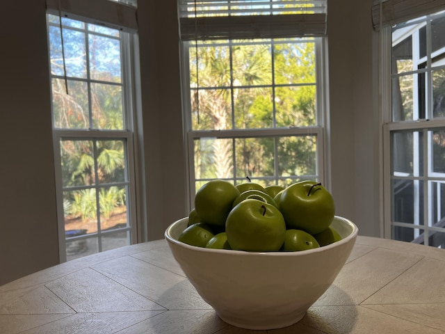 view of dining area