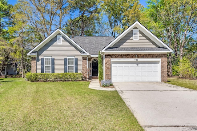 1179 Holly Bend Dr, Mount Pleasant, SC 29466 - view of front facade featuring brick siding and a front yard