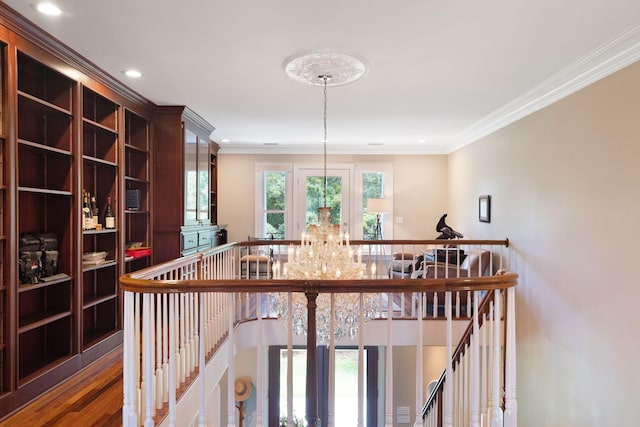 1972 Long Creek Rd, Wadmalaw Island, SC 29487 - interior space with ornamental molding, recessed lighting, and wood finished floors