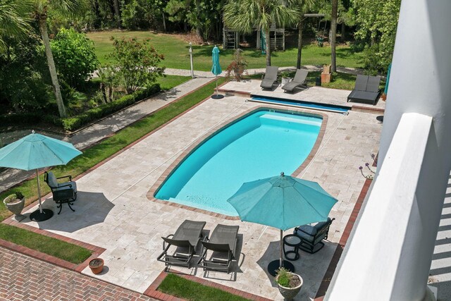1972 Long Creek Rd, Wadmalaw Island, SC 29487 - outdoor pool featuring a patio area
