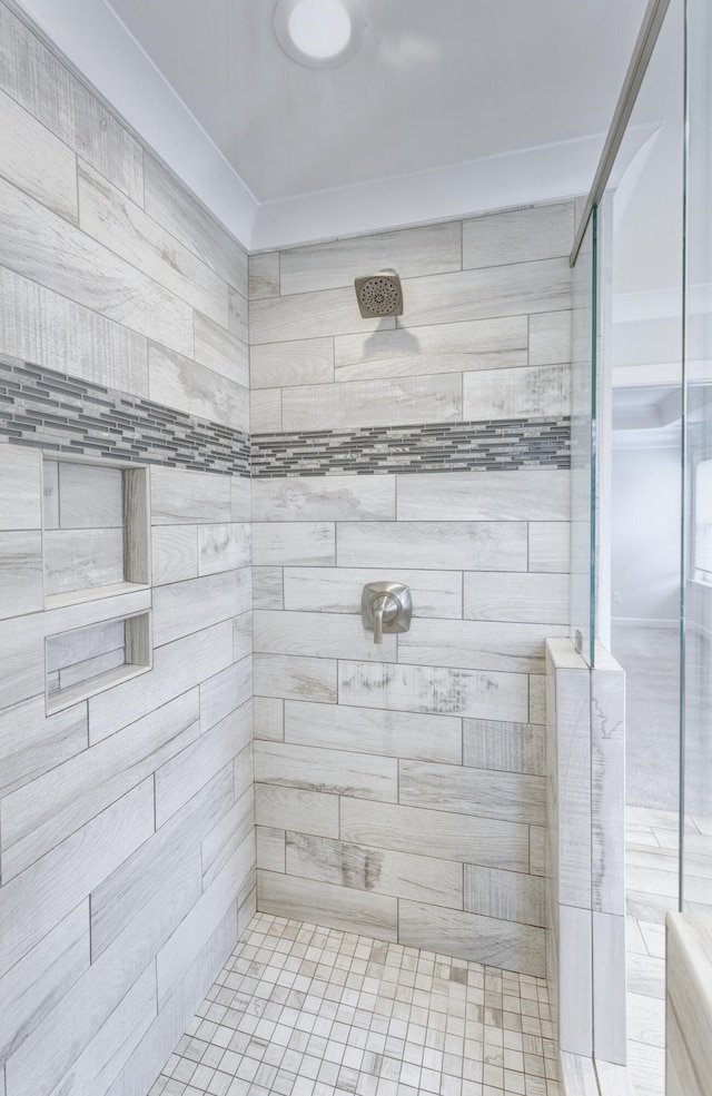 321 Houston Dr, Ladson, SC 29456 - bathroom with a tile shower