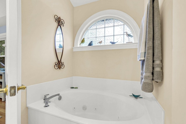 bathroom featuring a bathing tub