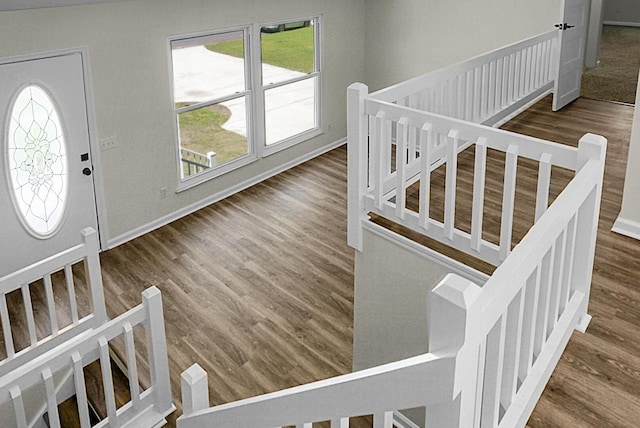 105 Brailsford Rd, Summerville, SC 29485 - entrance foyer with wood finished floors, a wealth of natural light, and baseboards