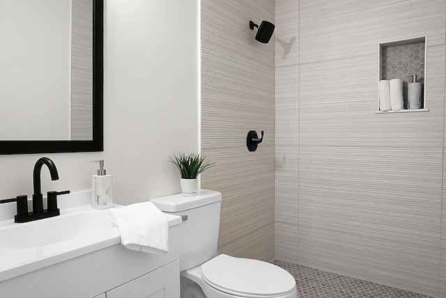 105 Brailsford Rd, Summerville, SC 29485 - bathroom featuring toilet, vanity, and tiled shower