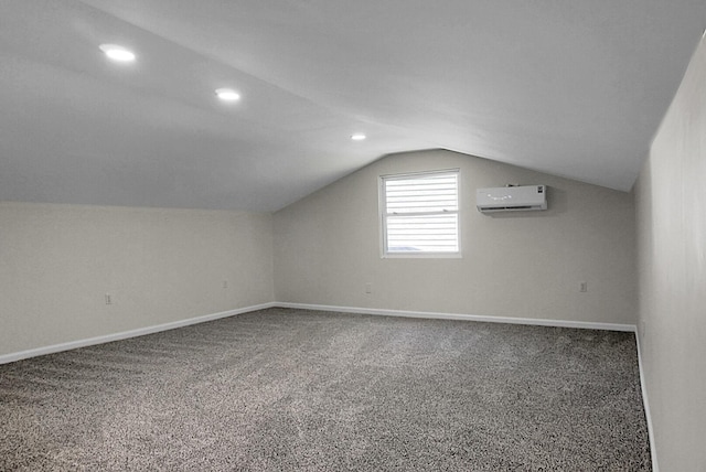 105 Brailsford Rd, Summerville, SC 29485 - bonus room with recessed lighting, carpet, lofted ceiling, baseboards, and a wall mounted AC