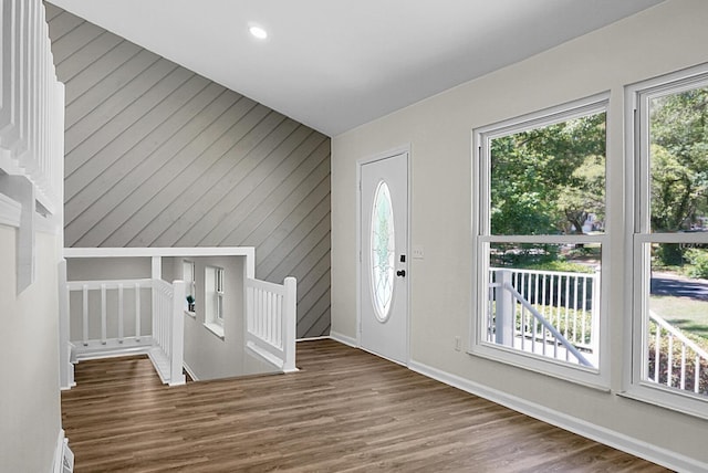 105 Brailsford Rd, Summerville, SC 29485 - entrance foyer featuring wood finished floors, a healthy amount of sunlight, and baseboards