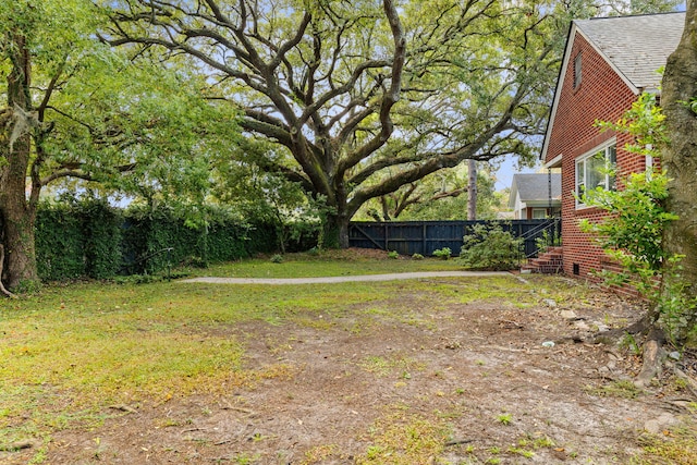 view of yard