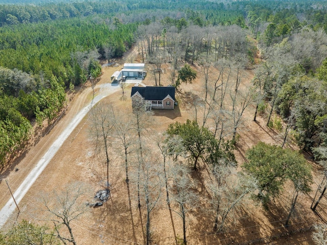 aerial view with a view of trees