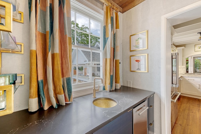 304 Bank St, Mount Pleasant, SC 29464 - bathroom featuring vanity and wood finished floors