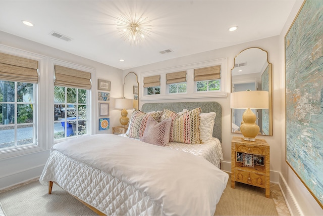 304 Bank St, Mount Pleasant, SC 29464 - bedroom featuring baseboards and recessed lighting