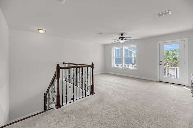 3310 Hartwell St, Johns Island, SC 29455 - carpeted empty room with baseboards and a ceiling fan