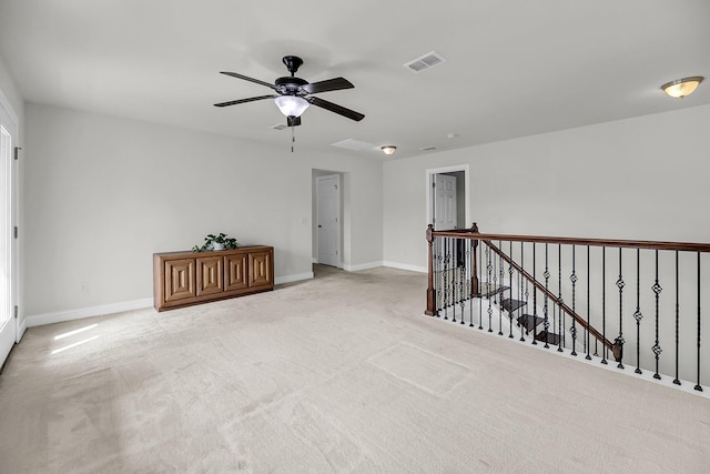 3310 Hartwell St, Johns Island, SC 29455 - unfurnished room with light carpet, baseboards, and a ceiling fan