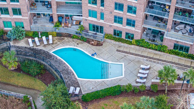 view of pool